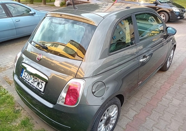 Fiat 500 cena 28500 przebieg: 140450, rok produkcji 2013 z Żory małe 121